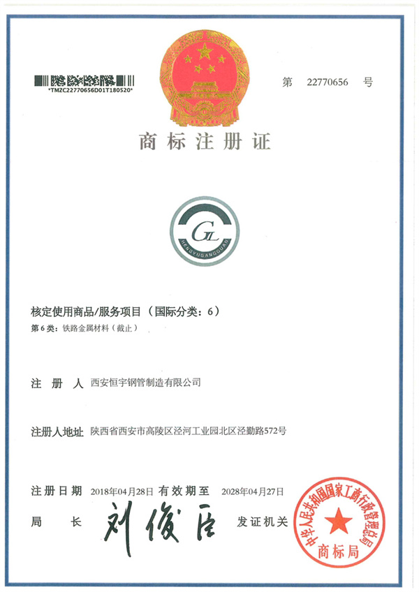 商標(biāo)注冊(cè)證